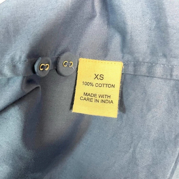 Marvin Ruby Frankie Midi‎ Button Front Dress in Lake Blue Size XS - Picture 8 of 9